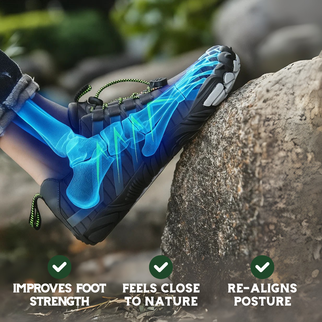 TerraPulse Red — Pain-Free Barefoot Shoes
